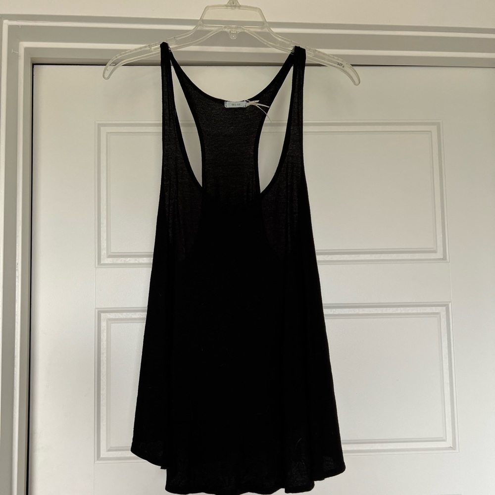 Loose, Long, Black Tank from Urban Outfitters. Size: S.